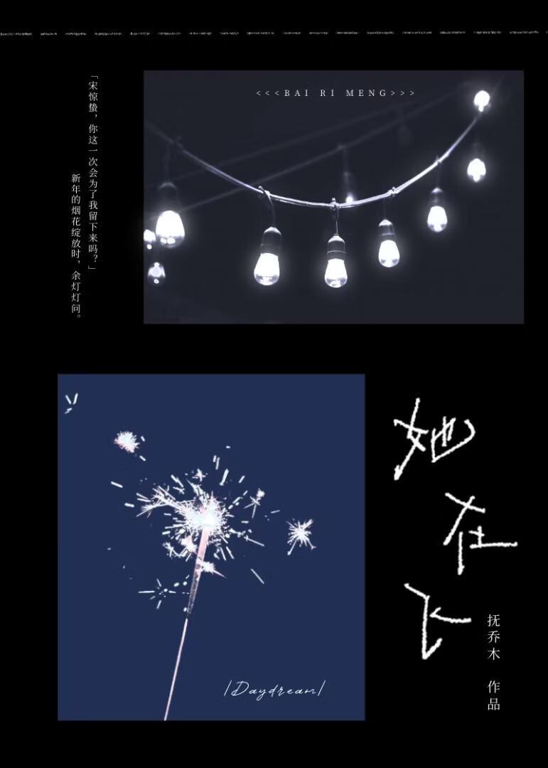 她在飞